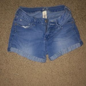 Justice denim shorts